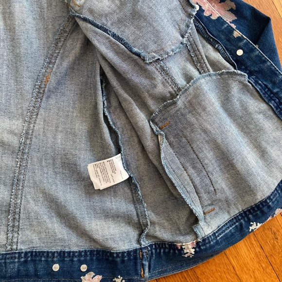 Floral denim jacket - Picture 7 of 12